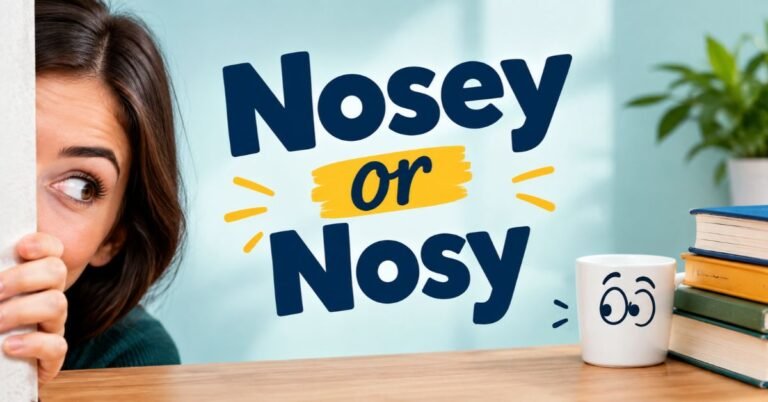 Nosey or Nosy