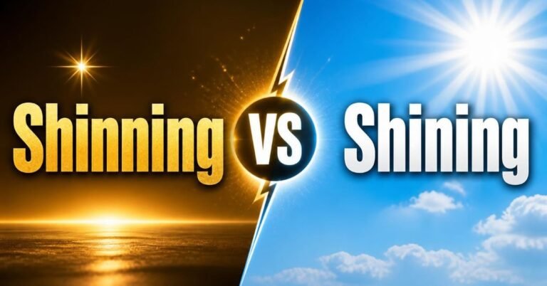Shinning vs Shining