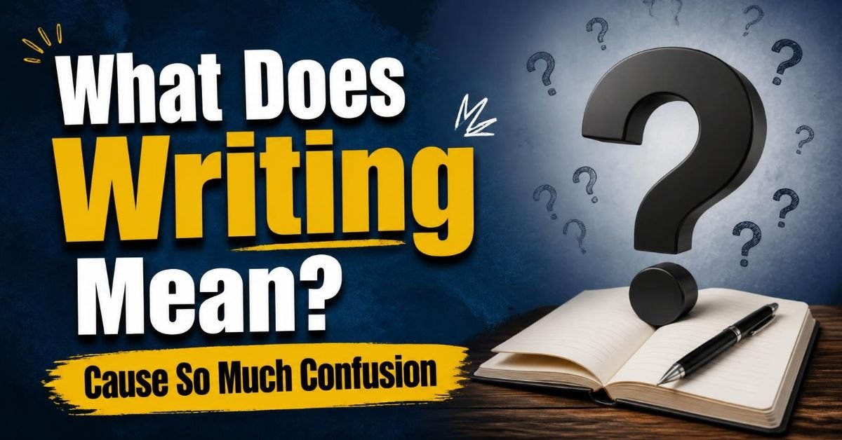 What Does Writing Mean_