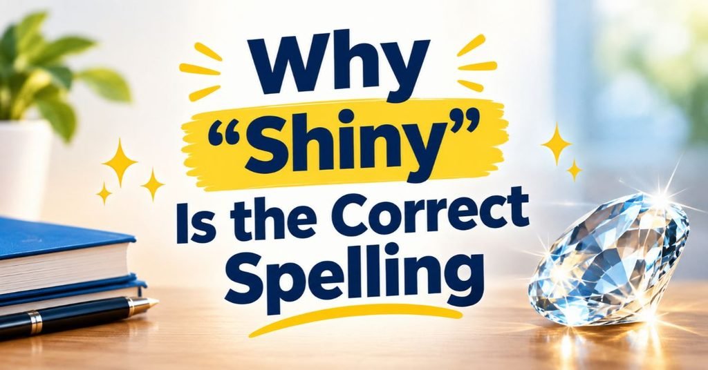 WhyWhy Shiny Is the Correct Spelling Shiny Is the Correct Spelling
