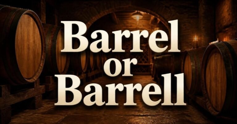 Barrel or Barrell
