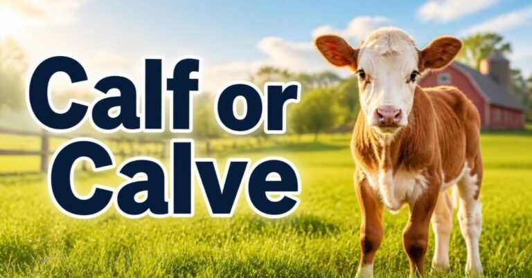 Calf or Calve